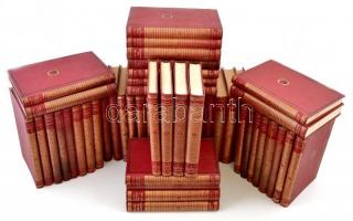 Jókai Mór Művei. Centenáriumi kiadás. 1-50 kötet. Bp. (Franklin-Társulat-Révai.) 1925-1928. Kiadói d...