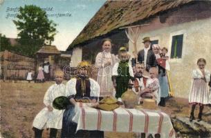 Bánffyhunyadi család / Bauernfamilie / Transylvanian folklore from Huedin (EK)