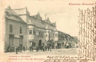 Kismarton, Eisenstadt; Városház a Fő utcában / town hall, main square