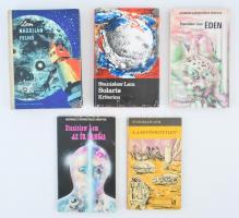 Stanislaw Lem: A legyőzhetetlen, Az Úr hangja, Éden, Solaris, Magellán felhő.Összesen 5 db Sci-fi Lem könyv. Jó állapotban.