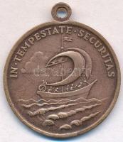 DN "S. GEORGIUS EQVITUM PATRONUS / INTEMPESTATE SECURITAS" Szent György fém medál füllel (...