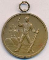 ~1930. "Gödöllő 938" Br lövész díjérem füllel (38mm) T:2,2-