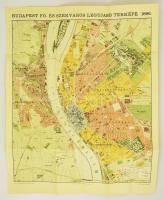 Homolka József: Budapest térképe házszámok megjelölésével / Plan von Budapest mit Angabe der Hausnummern. Bp., 1983, Kartográfiai Vállalat. Az 1896-os kiadás (Bp., Eggenberger) reprintje, 67×57 cm