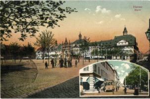 Hanau, Markt / square with tram