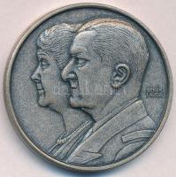Berán Lajos (1882-1943) 1993. "Kenderes 1993. szeptember 4." ezüstözött fém emlékérem (40m...