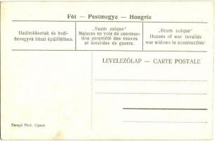 Fót (Újfalu Suum Cuique-telep), hadirokkantak és hadiözvegyek házai épülőfélben (EK)