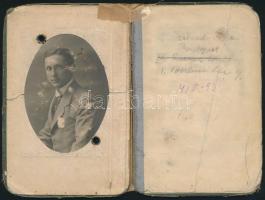 1919 Fényképes ügyvédi igazolvány