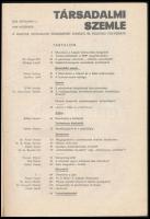 1968-1974 Társadalmi Szemle, az MSZMP elméleti és politikai folyóirata 1968/11. sz. + Szakszervezeti...