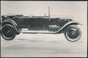 1983 Régi idők kocsija modern fotólapokon, hátoldalon oroszul feliratozva, 7 db, felületükön törésny...