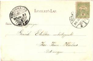 1905 Miskolc, Különlegességek; Béka kocsonya, Lacikonyha, perec, fehér kenyér, 1000. csizmadia. Lövy...