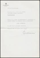 1979 Hartai László (1925-1987) a Legfelsőbb Bíróság tanácselnökének dicsérő oklevele