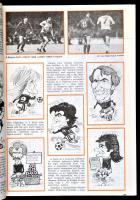 1982 a Labdarúgás sportlap 28. évfolyama, érdekes írásokkal, egybekötve, vászonkötésben