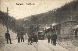 Budapest XII. Zugliget, villamos végállomás (EK)
