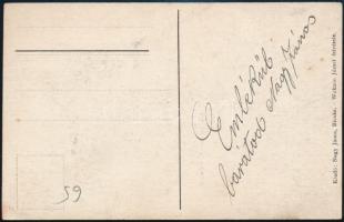 Bicske, Gróf Batthyány kastély, udvar. Wokaum József felvétele, Nagy János kiadása (EK)