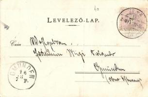 1899 Nagykanizsa, Városház palota, vaskereskedés, Sommer József utóda üzlete. Fischel kiadása (EK)