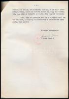1966 Kádár János saját kézzel aláírt levele Vas Zoltán gazdaságpolitikusnak, volt 56-os államminiszt...