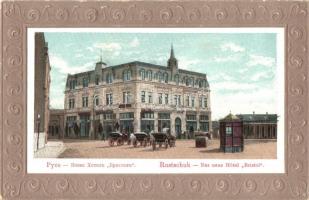 Ruse, Russe, Rustchuk; Das neue Hotel Bristol. Art Nouveau Emb. (EK)