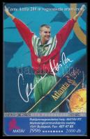 1996 Atlantai Olimpia. Czene Attila Használatlan, sorszámozott telefonkártya, bontatlan csomagolásba...