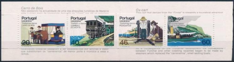 Transport stamp booklet, Közlekedés bélyegfüzet