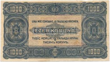 1923. 1000K "8 FILLÉR - NYOLC FILLÉR" felülnyomással T:III
Adamo K37B