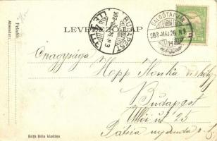 Salgótarján, Fő utca, Piac tér, Biheller Jakab üzlete, Bóth Béla üzlete és saját kiadása (EK)