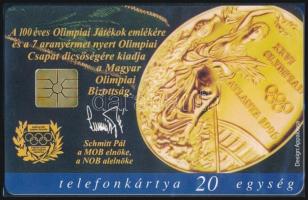 1996 Atlantai Olimpia. Kovács István. KOKO Használatlan, sorszámozott telefonkártya, bontatlan csomagolásban. Csak 2000 pld