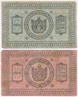 Orosz Polgárháború / Szibéria és Urál / Ideiglenes Szibériai Igazgatás 1918. 5R + 10R T:III,III-
Ru...