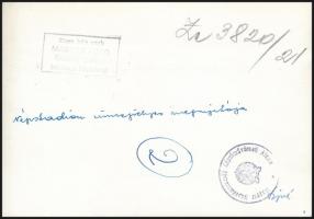 1953 Budapest, Népstadion ünnepélyes megnyitója, fotó Seidner Zoltán, hátoldalán jelzett, 13x18 cm