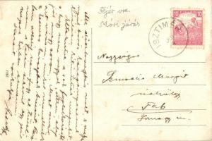 Isztimér, utcakép és Községháza