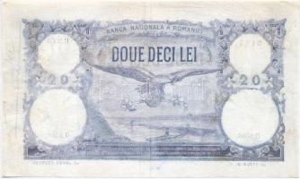 Románia 1929. 20L T:III,III- restaurált
Romania 1929. 20 Lei C:F,VG restored