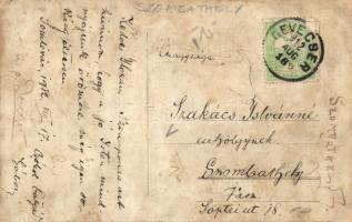 1912 Budapest XXII. Budafok, pincészet, pincemester tanfolyam csoportképe, photo (r)