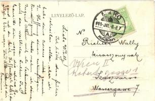 Makó, Megyeház utca, piaci árusok, W.L. Bp. 4111. (kis szakadás / small tear)