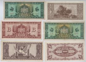 1946. 100.000MP + 1.000.000MP + 10.000.000MP + 1.000.000.000MP + 10.000BP + 100.000BP mindegyik hami...