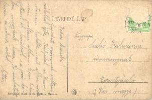 Mohács, Koronaherceg utca, üzletek. Rosenthal Márk és fia kiadása (r)