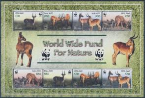 WWF Puku mini sheet, WWF: Puku kisív