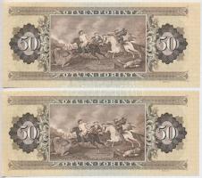 1983. 50Ft (2x) sorszámkövetők T:I-,II