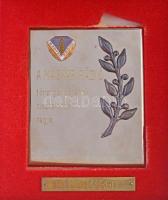 DN "MRT / Budapest" Br plakett, eredeti tokban + DN "A Magyar Rádió törzsgárdájának t...