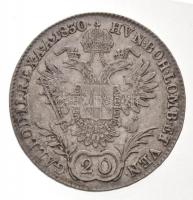 Ausztria 1830A 20kr Ag "I. Ferenc" (6,64g) T:2,2-
Austria 1830A 20 Kreuzer Ag "Franz...