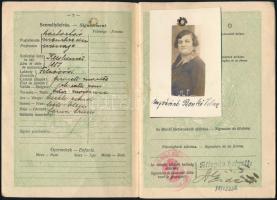 1927 A Magyar Királyság által kiállított fényképes útlevél / Hungarian passport