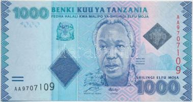 Tanzánia 2010. 1000Sh T:I Tanzania 2010. 1000 Shillings C:UNC