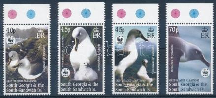 WWF: Szürkefejű albatrosz ívszéli sor, WWF: Gray-headed albatross margin set