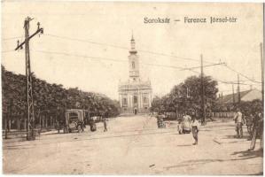 Budapest XXIII. Soroksár, Ferenc József tér. Hangya fogyasztási szövetkezet kiadása (felületi sérülés / surface damage)