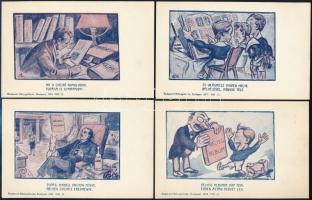 1924 Bélyeggyűjtéssel kapcsolatos reklámnyomtatványok, Budapesti Bélyegtőzsde, 4 db