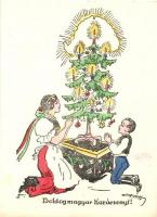 2 db RÉGI magyar irredenta grafikai motívumlap / 2 pre-1945 Hungarian irredenta graphic motive postc...