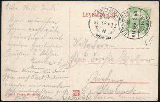 Rácalmás, Huber kastély, park. Bruck Sándor kiadása (EK)