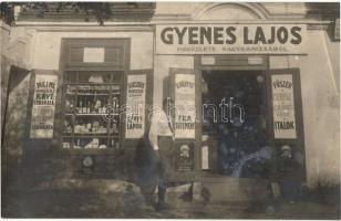 1927 Nagykanizsa, Gyenes Lajos fióküzlete, photo