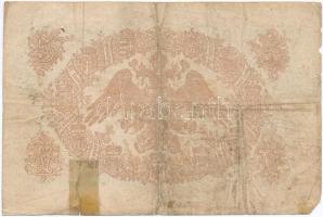 1866. 5G piros számozás T:IV
Austrian Empire 1866. 5 Gulden with red serial number C:G
Adamo G98e