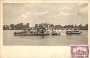 Első Cs. kir. szab. Dunagőzhajózási Társaság. Franz Joseph I. lapátkerekes gőzhajó / Hungarian passenger steamship