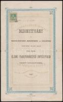 1901-1920 Vegyes okmány tétel, összesen 6 db: tanítóképző intézet bizonyítvány, kisdedóvónőképző-int...