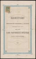 1901-1920 Vegyes okmány tétel, összesen 6 db: tanítóképző intézet bizonyítvány, kisdedóvónőképző-int...